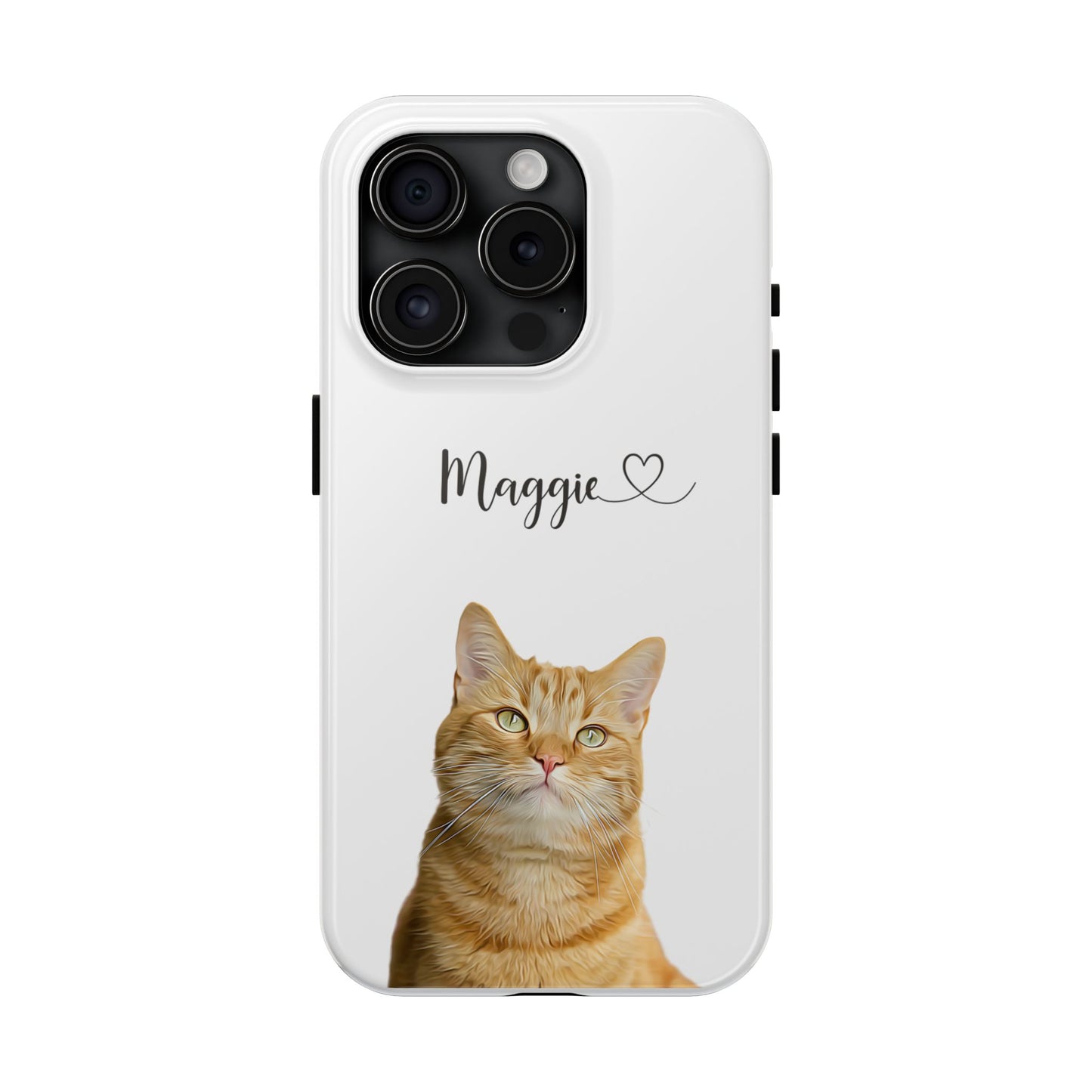 Custom Digital Oil Painted Pet Portrait on Iphone and Samsung Phone Cases