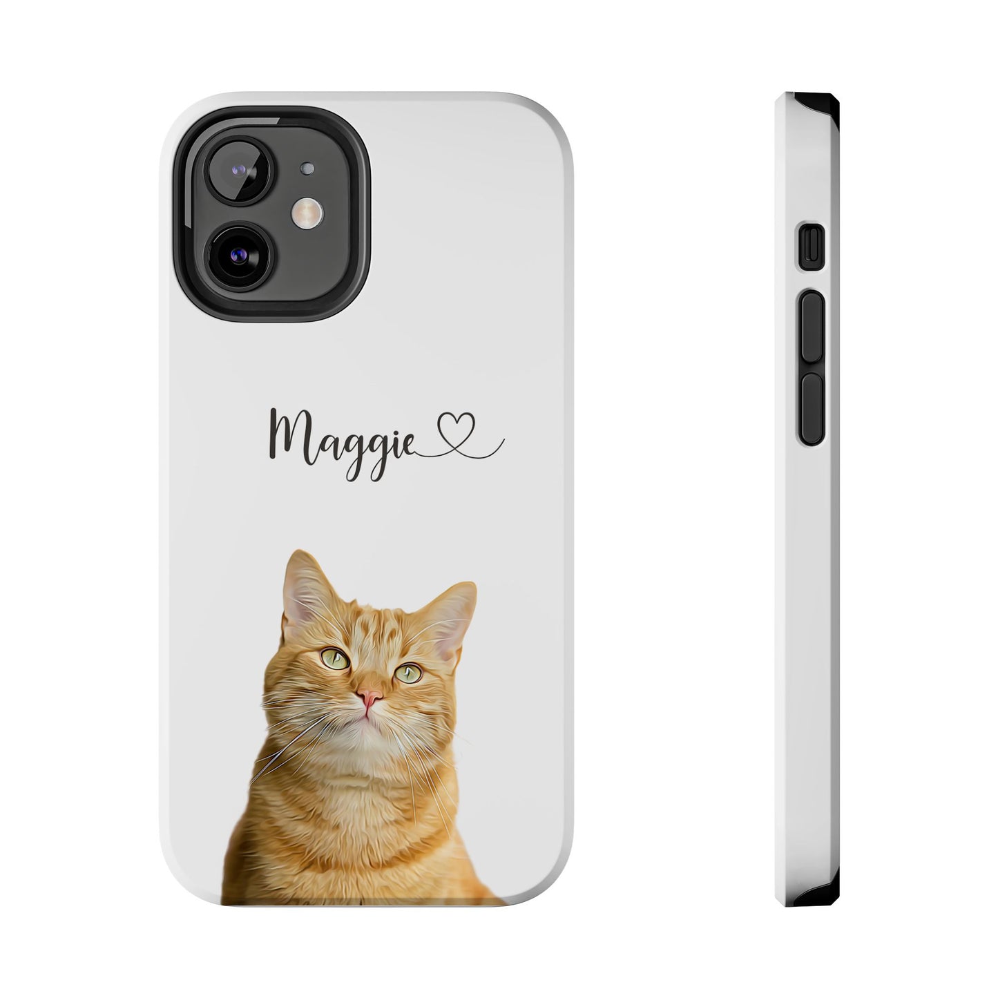 Custom Digital Oil Painted Pet Portrait on Iphone and Samsung Phone Cases