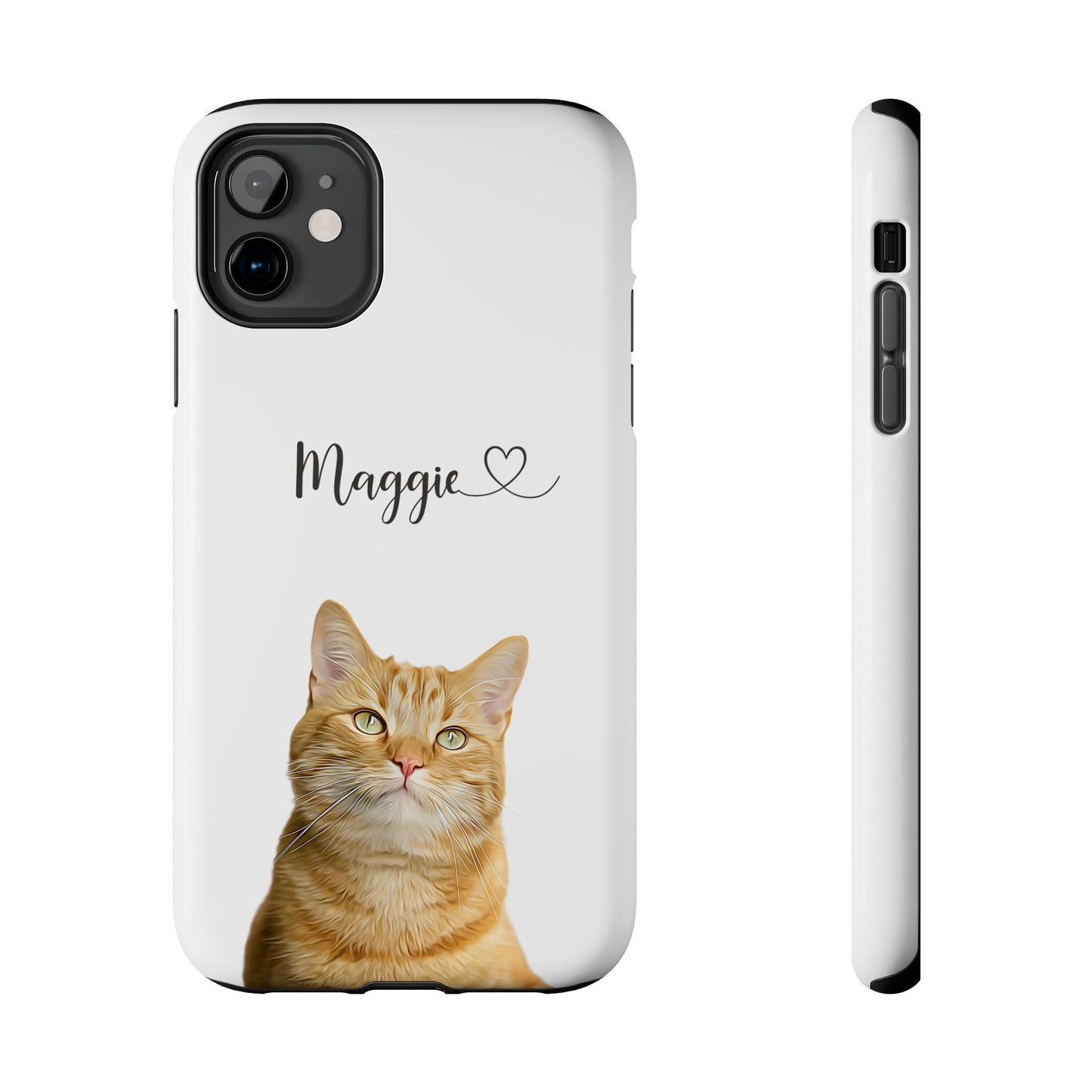 Custom Digital Oil Painted Pet Portrait on Iphone and Samsung Phone Cases