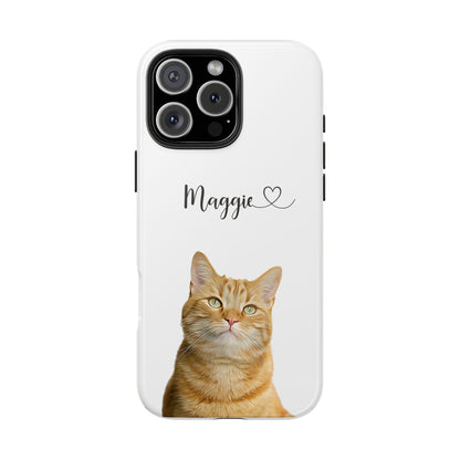 Custom Digital Oil Painted Pet Portrait on Iphone and Samsung Phone Cases