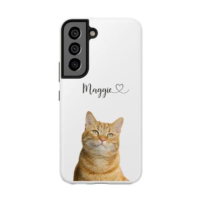 Custom Digital Oil Painted Pet Portrait on Iphone and Samsung Phone Cases