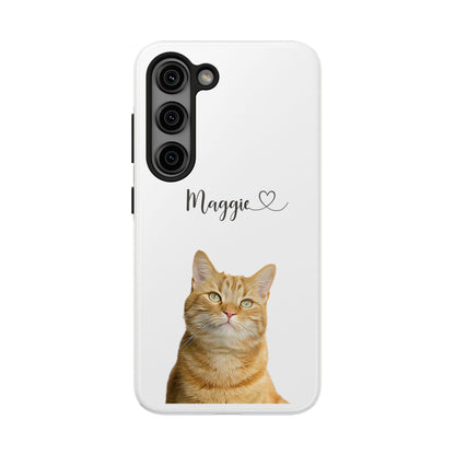 Custom Digital Oil Painted Pet Portrait on Iphone and Samsung Phone Cases