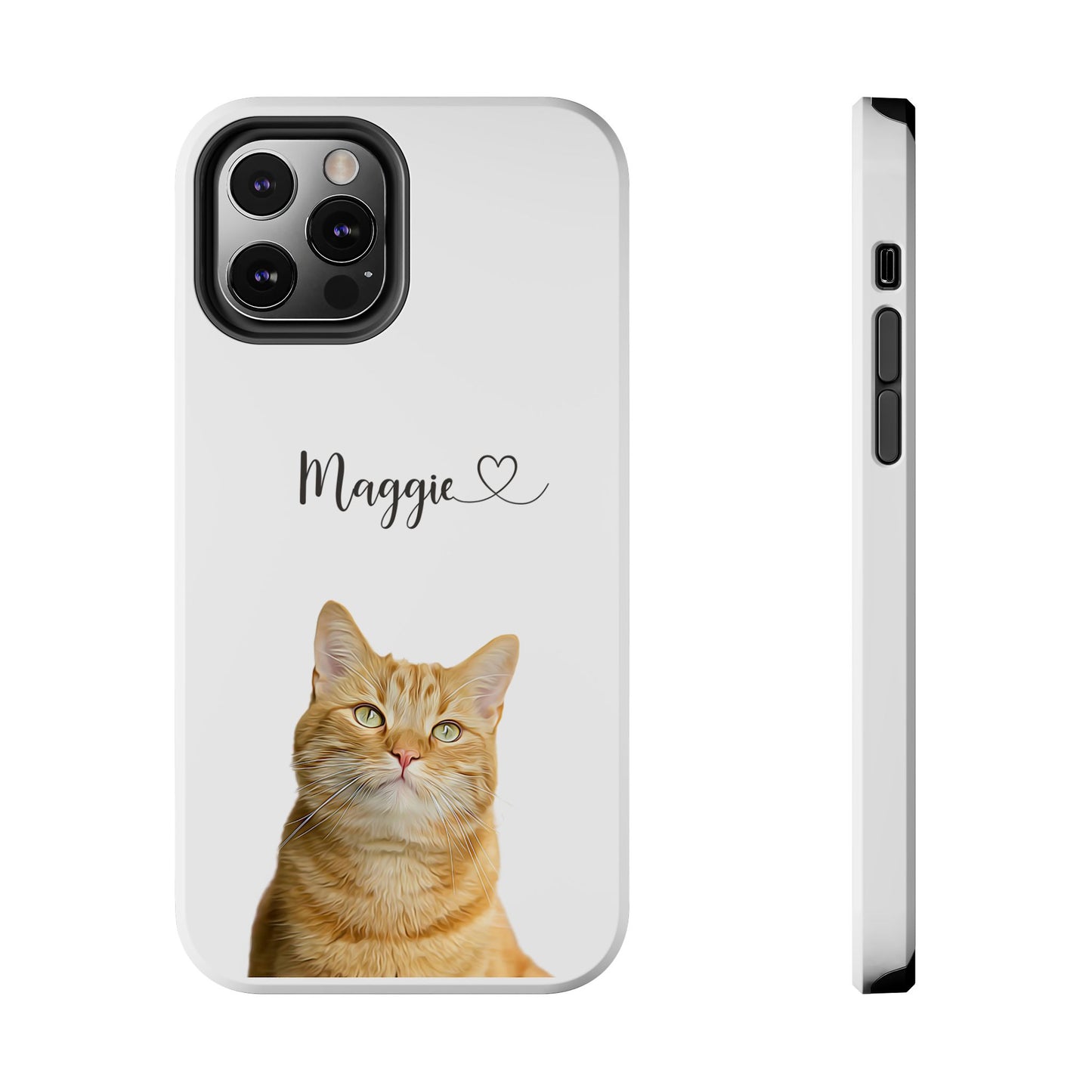 Custom Digital Oil Painted Pet Portrait on Iphone and Samsung Phone Cases