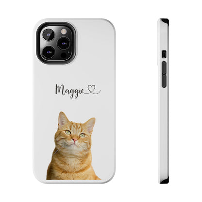 Custom Digital Oil Painted Pet Portrait on Iphone and Samsung Phone Cases