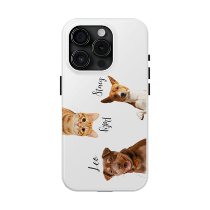 Custom Digital Oil Painted Pet Portrait on Iphone and Samsung Phone Cases