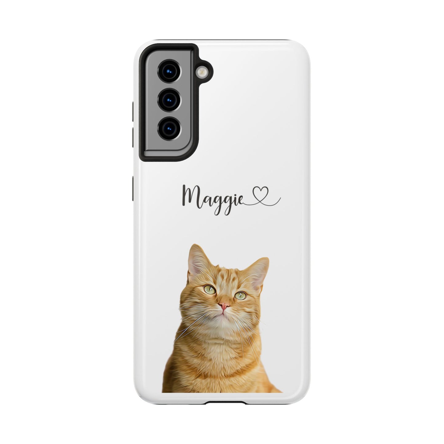 Custom Digital Oil Painted Pet Portrait on Iphone and Samsung Phone Cases