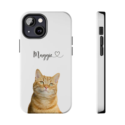 Custom Digital Oil Painted Pet Portrait on Iphone and Samsung Phone Cases