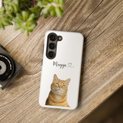 Custom Digital Oil Painted Pet Portrait on Iphone and Samsung Phone Cases