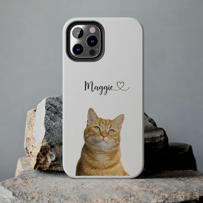 Custom Digital Oil Painted Pet Portrait on Iphone and Samsung Phone Cases