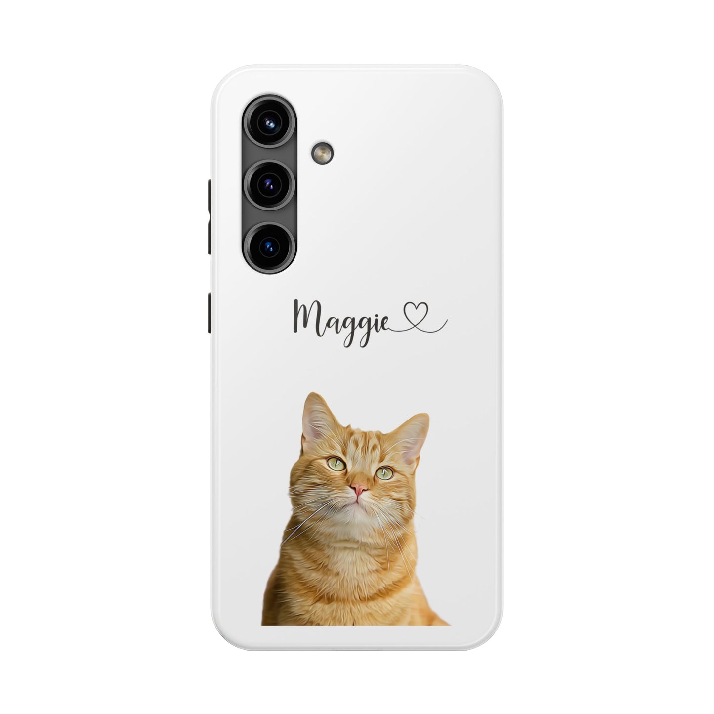 Custom Digital Oil Painted Pet Portrait on Iphone and Samsung Phone Cases