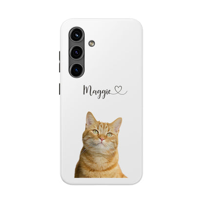 Custom Digital Oil Painted Pet Portrait on Iphone and Samsung Phone Cases