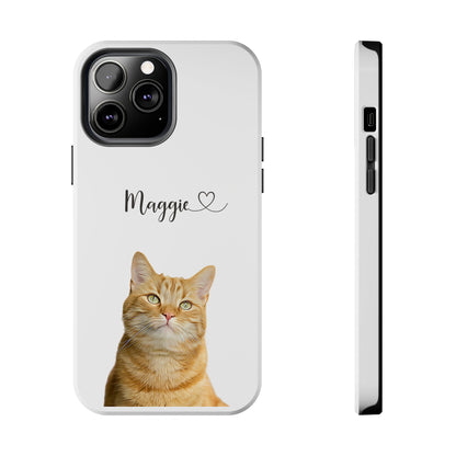 Custom Digital Oil Painted Pet Portrait on Iphone and Samsung Phone Cases