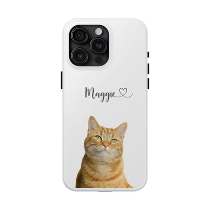 Custom Digital Oil Painted Pet Portrait on Iphone and Samsung Phone Cases