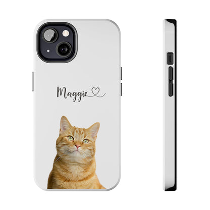 Custom Digital Oil Painted Pet Portrait on Iphone and Samsung Phone Cases