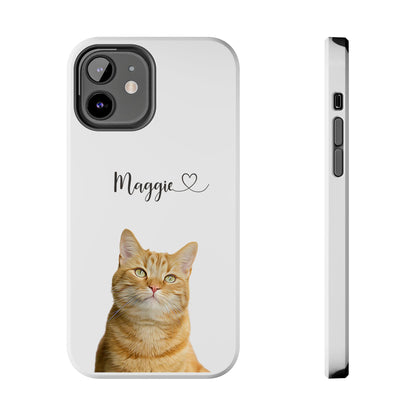 Custom Digital Oil Painted Pet Portrait on Iphone and Samsung Phone Cases